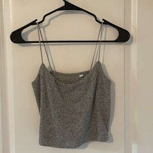 pacsun cropped sweater tank top